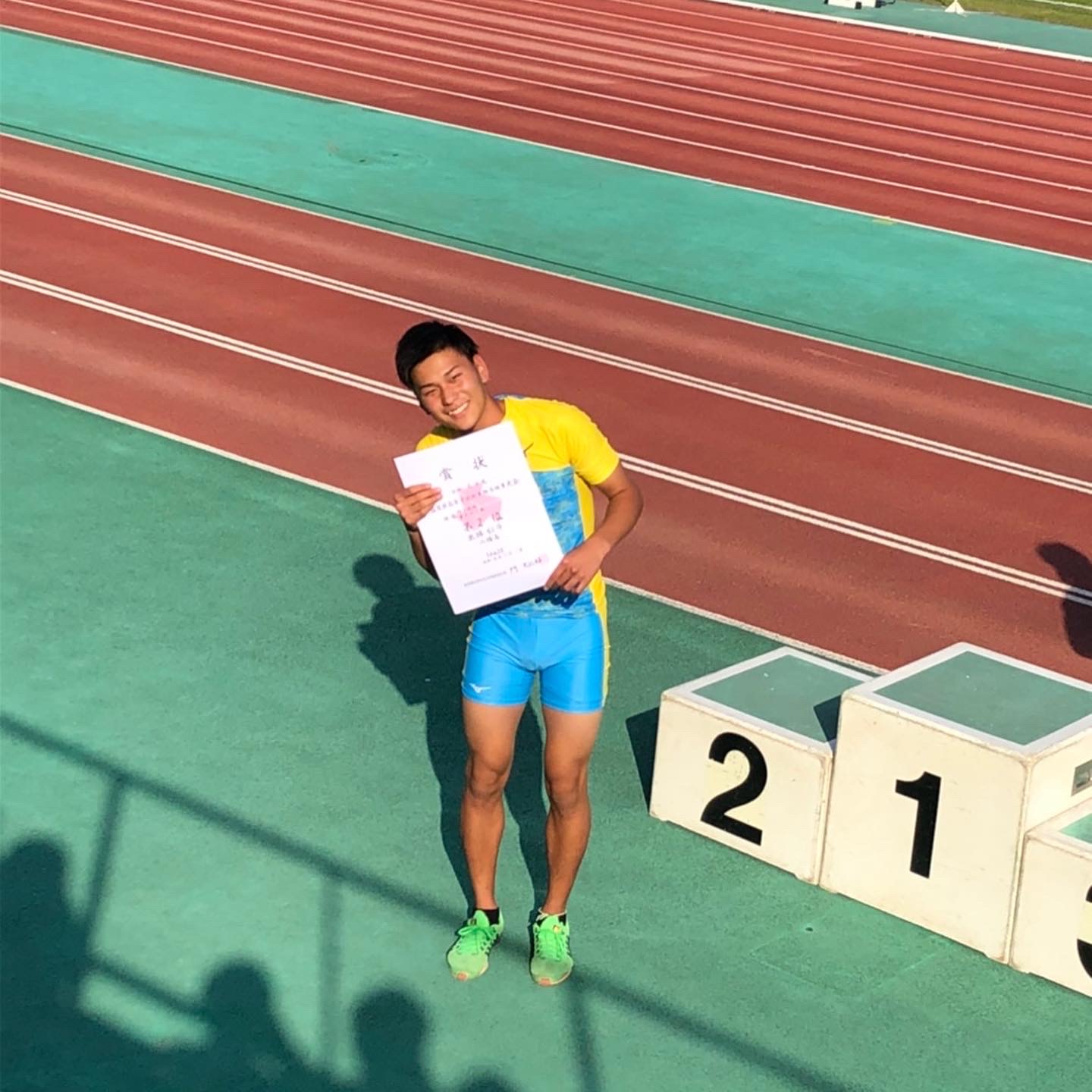 出路仁斗選手 八幡高2年 陸上競技 の インターハイへの想い Lakes Magazine Web レイクスマガジン